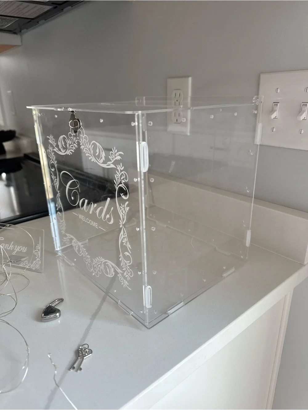 N/A clear acrylic